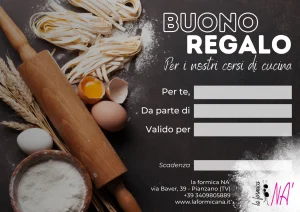 Gift Card Corso di Cucina Standard